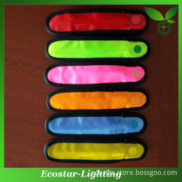 Personalized reflective led flashing armband for night game